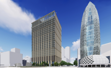 西新宿一丁目地区プロジェクト：新宿駅西口正面：超高層ビル建設再開発事業