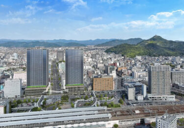 岐阜駅前ツインタワーマンション建設：2028年度（令和10年度）に同時竣工