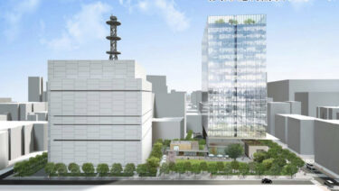 千代田区・日本テレビ通り沿道まちづくり：日本テレビ本社跡地に高層ビル建設計画