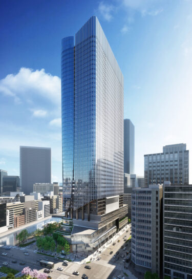 東京駅・日本橋至近・高さ約217mの超高層ビル建設：八重洲一丁目北地区第一種市街地再開発事業