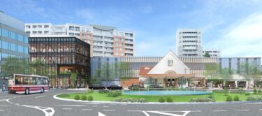 2024年春開業予定・nonowa国立SOUTH：JR国立駅前・JR東日本初の木造商業ビル建設