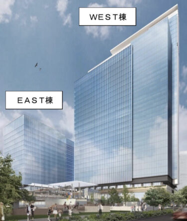 みなとみらい21中央地区53街区・新高島駅前に2棟の超高層ビル建設：2024年3月末完成予定
