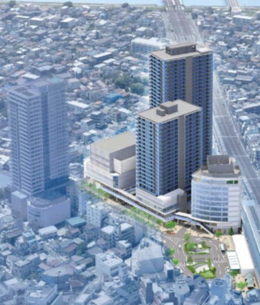 JR小岩駅南口再開発「FARSTA koiwa（ファスタ小岩）」2026年度全面開業予定：南小岩六丁目地区第一種市街地再開発事業