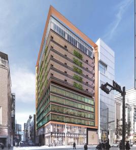高級温泉旅館・ふふ東京銀座2025年オープン予定：ヒューリック銀座ビル建て替え計画