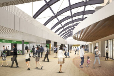 2027年春・松戸駅に新駅ビル建設：JR東日本・新京成電鉄による松戸駅改良事業