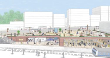 JR大森駅西口一帯再開発計画：大森駅西口広場・池上通りの拡幅含む駅前広場の整備