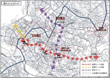 那覇市LRT整備計画：那覇市内モノレールとは別の新鉄道路線整備